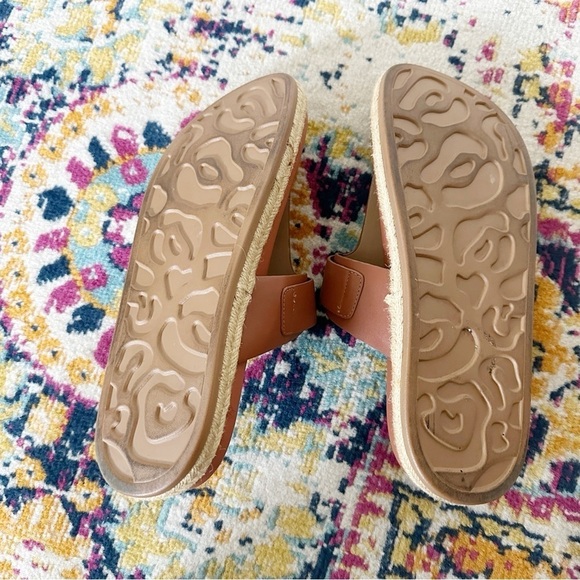 AEROSOLES Cina Faux Leather T-Strap Sandals in Clay Size 10 - Picture 9 of 9